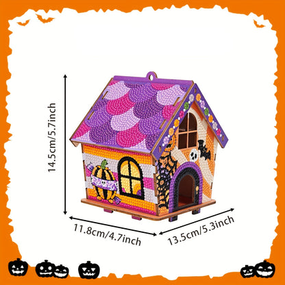 Halloween huisje | hanger | Diamond painting