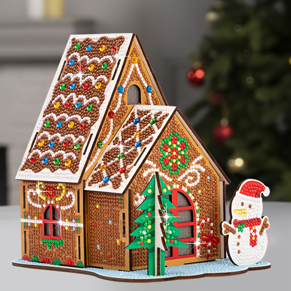 Kerst huis | Bouwpakket | Diamond painting