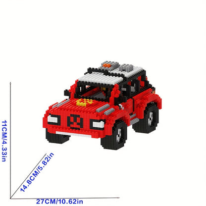 Rode truck | Bouwsteentjes