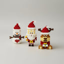 Drie kerst figuren | Bouwsteentjes