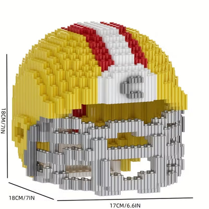 Rugby helm | Bouwsteentjes