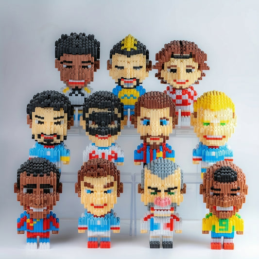 Voetballers | Bouwsteentjes