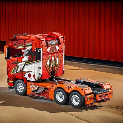 MEGA Rode truck | Bouwsteentjes