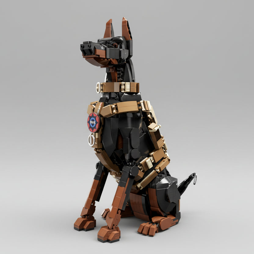 Politie hond | Bouwsteentjes