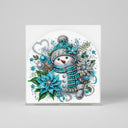 Sneeuwpop | Servethouder | Diamond painting