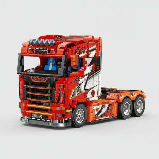 MEGA Rode truck | Bouwsteentjes