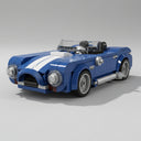 Mooie blauwe superauto | Bouwsteentjes