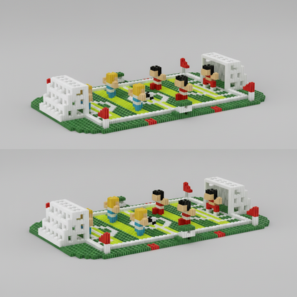 Voetbalveld | Bouwsteentjes