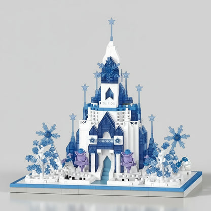 Wit sprookjes kasteel | Bouwsteentjes