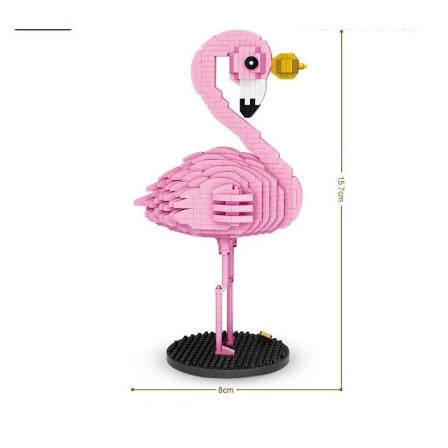 Flamingo - Morgen In Huis Bouwblokjes