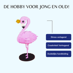 Flamingo | Bouwsteentjes