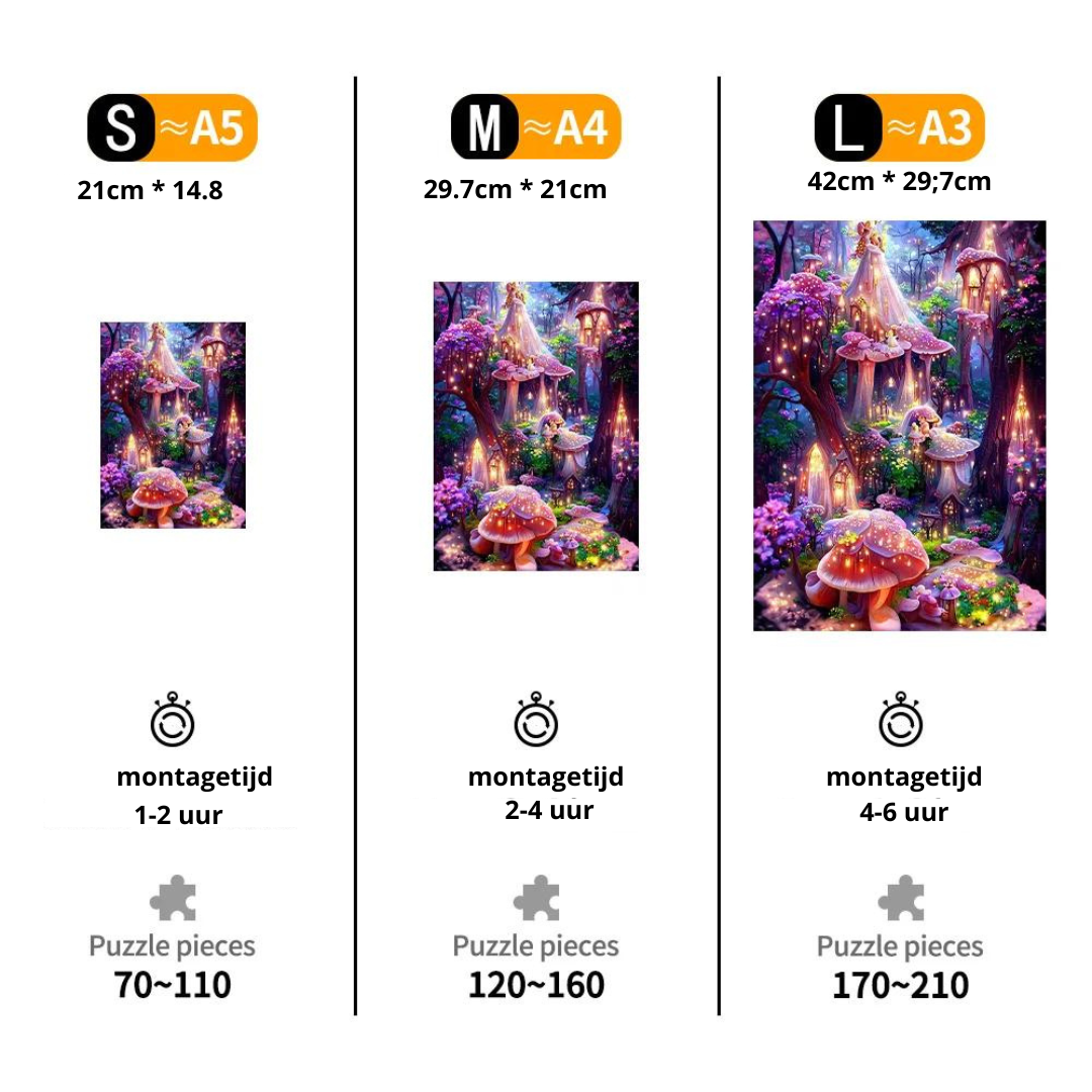 Fantasie Wereld  | Houten Puzzel