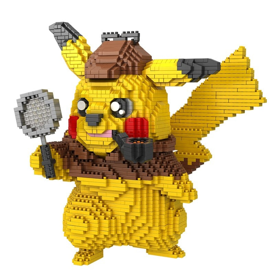 Pikachu Detective Bouwblokjes