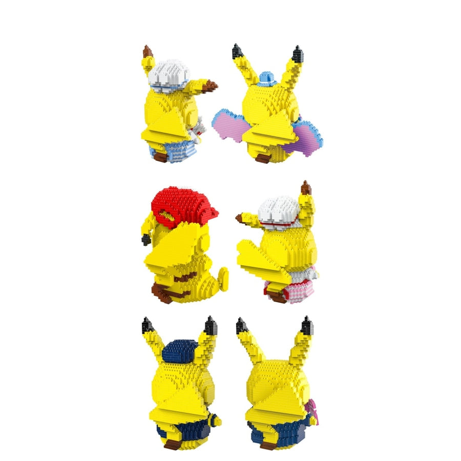 Pikachu Met Vleugels Bouwblokjes