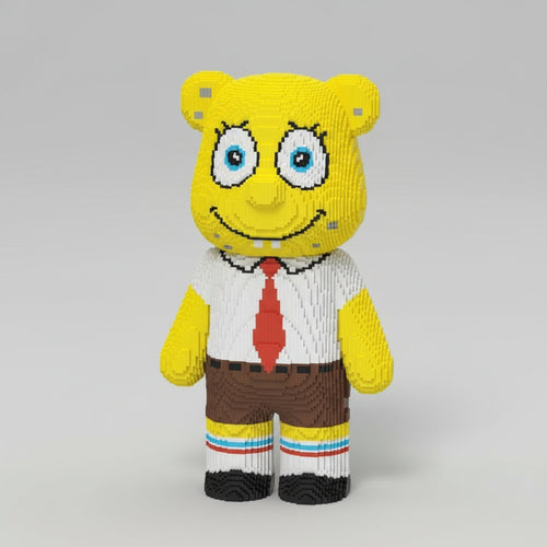 Geel Poppetje Bouwblokjes