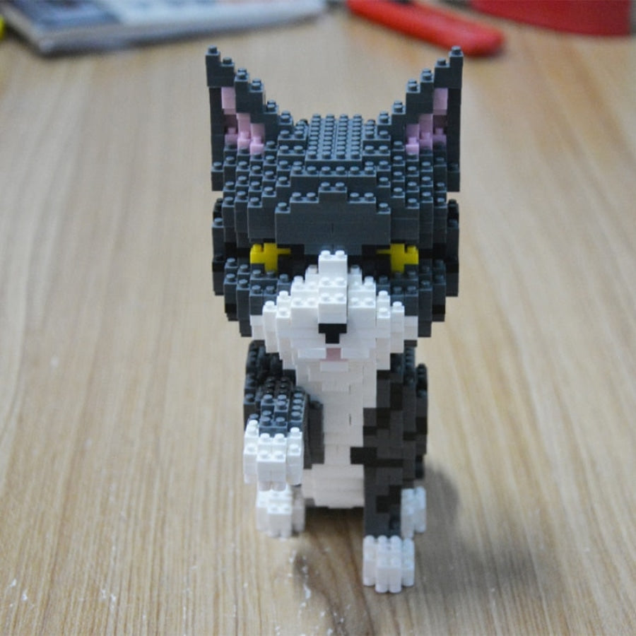 Grijze Kat - Morgen In Huis Bouwblokjes