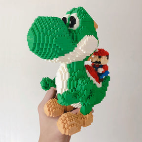 Yoshi En Mario Bouwblokjes