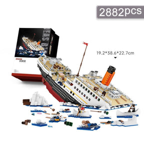 Half Gezonken Titanic Bouwblokjes