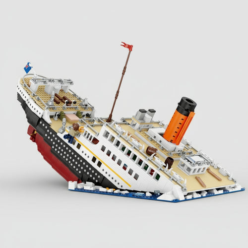 Half Gezonken Titanic Bouwblokjes