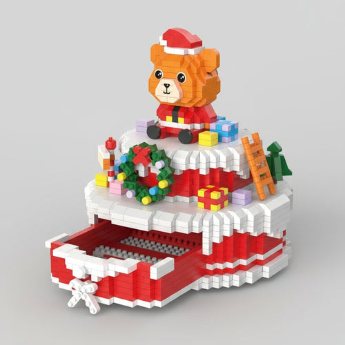 Kerst Bakje Bouwblokjes