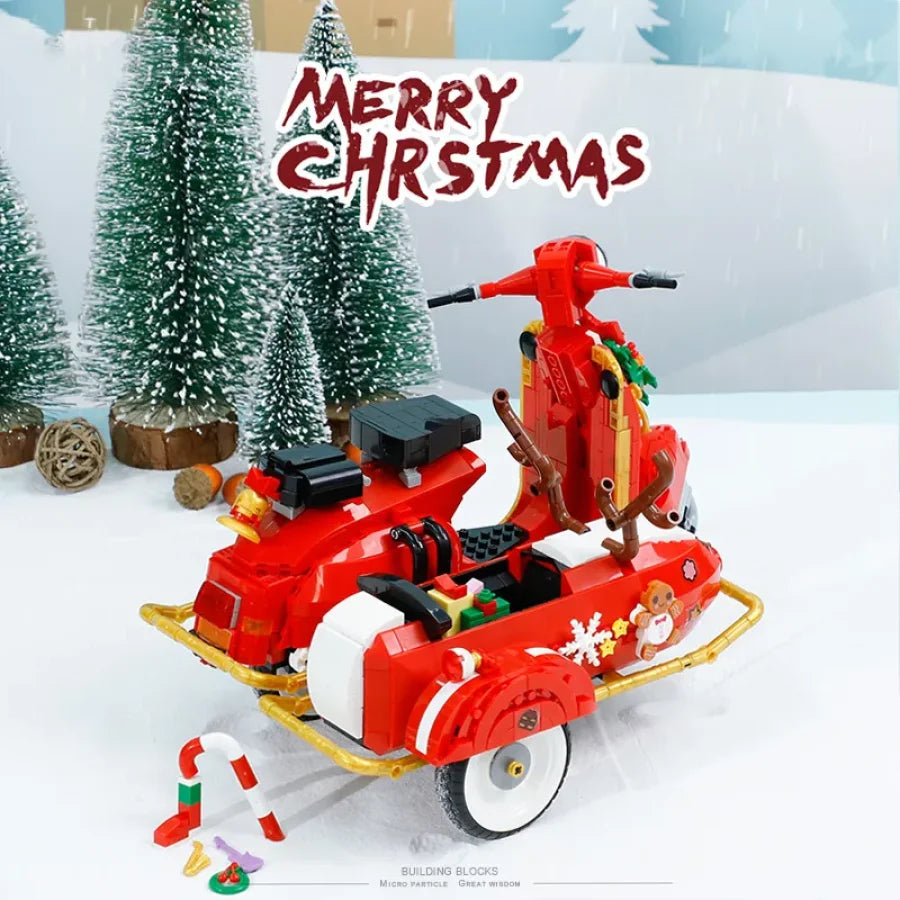 Kerst Motor Bouwblokjes