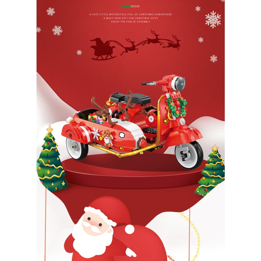 Kerst Motor Bouwblokjes