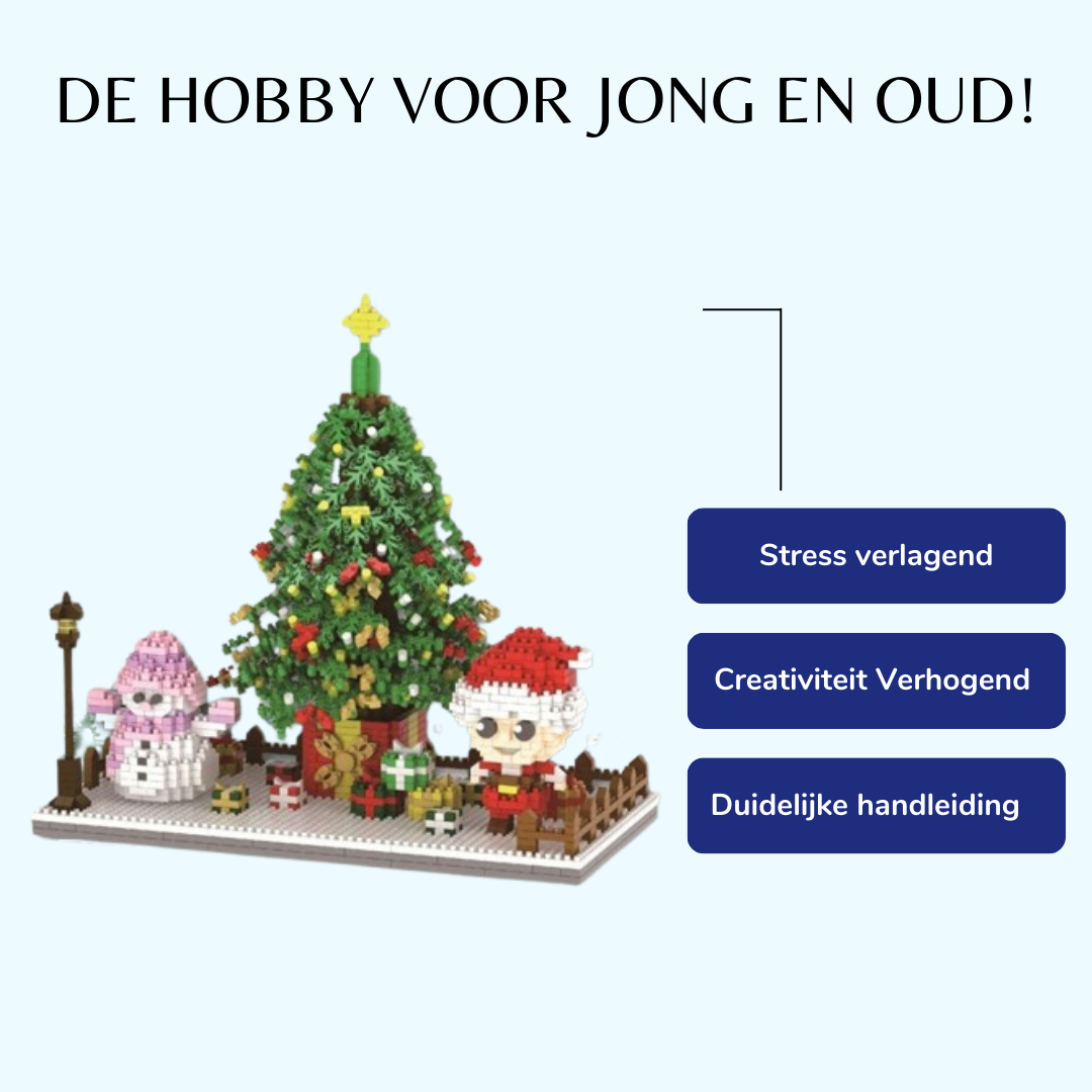 kerst bouwplaat | Bouwsteentjes