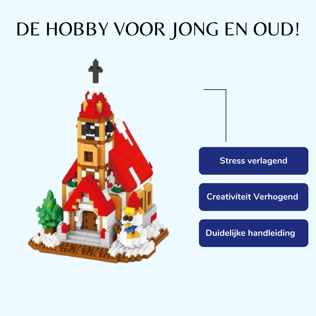 Kerstkerk | Morgen in huis | Bouwsteentjes