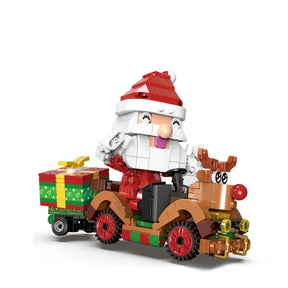 Kerstman Op Auto