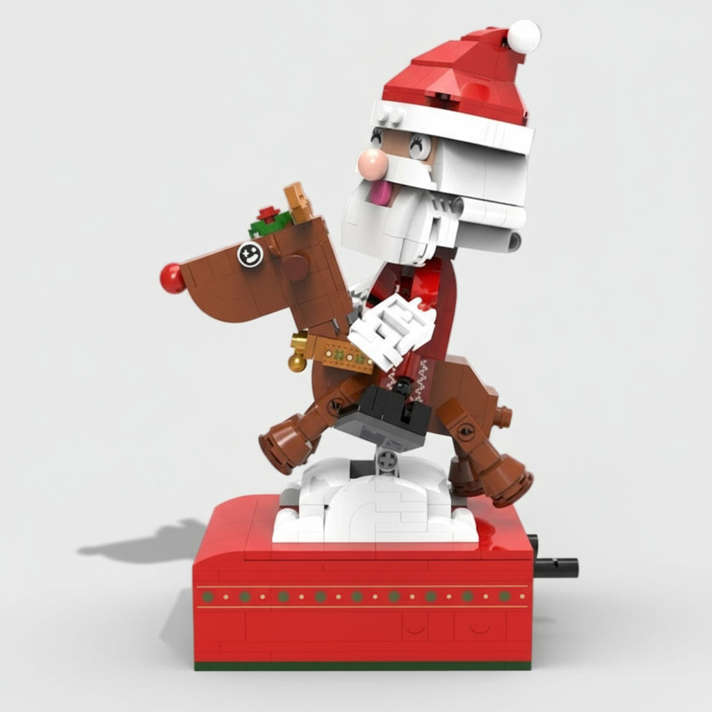 Kerstman Op Rendier