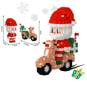 Kerstman Op Scooter