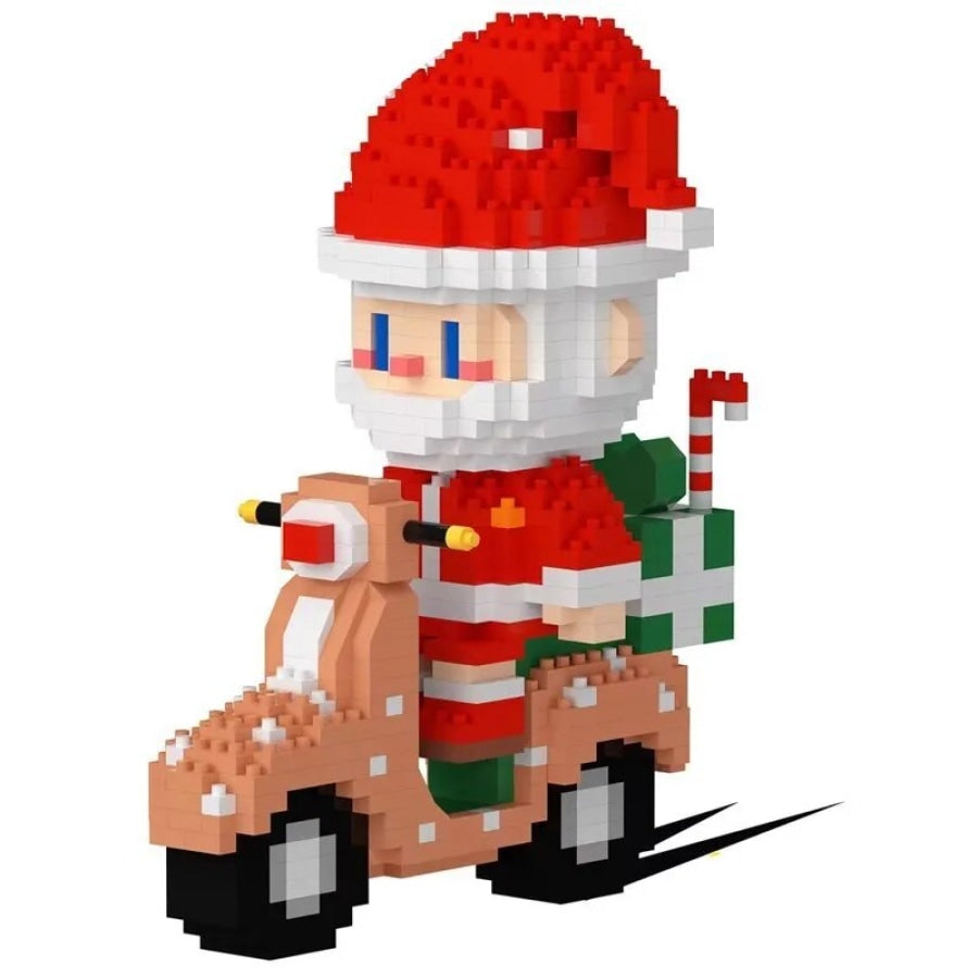Kerstman Op Scooter