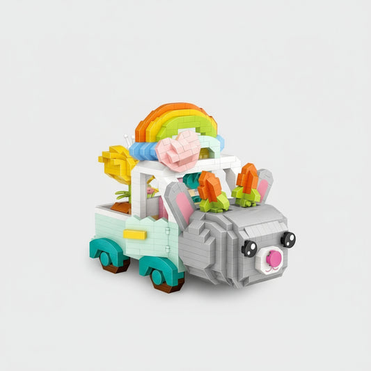 Konijn Auto Bouwblokjes