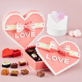 Liefdevolle Chocoladebox Bouwblokjes