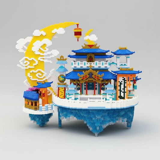 Maan Paleis Bouwblokjes