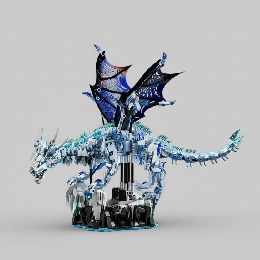Mega Bewegende IJsdraak | Bouwsteentjes