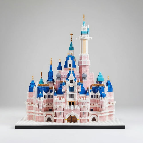 Roze Kasteel | Bouwsteentjes