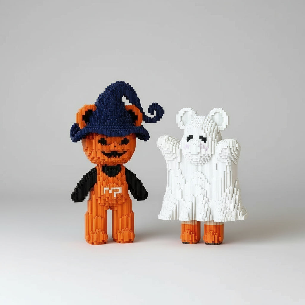 Halloween poppetje | Bouwsteentjes
