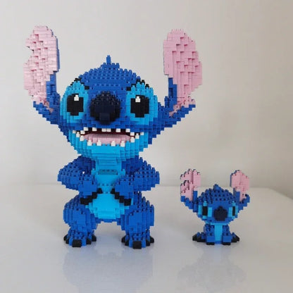 Schattig Blauw Wezen | Bouwsteentjes