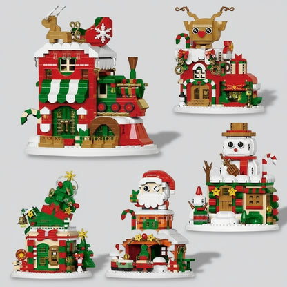 Mooie kersthuisjes | Bouwsteentjes