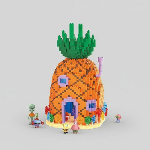 Ananas huis van spons | Bouwsteentjes