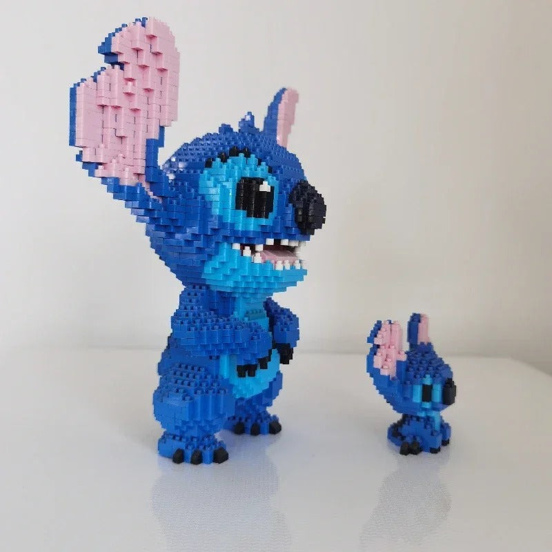 Schattig Blauw Wezen | Bouwsteentjes