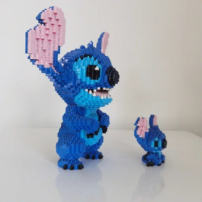 Schattig Blauw Wezen | Bouwsteentjes