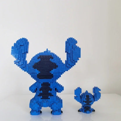 Schattig Blauw Wezen | Bouwsteentjes