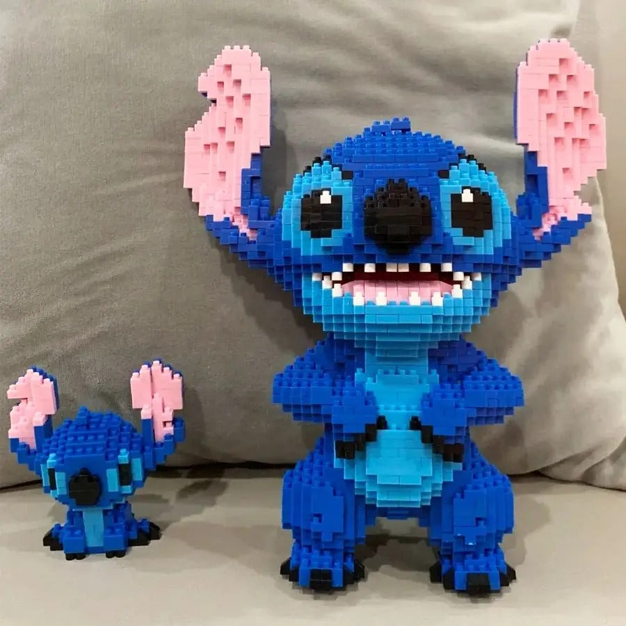 Schattig Blauw Wezen | Bouwsteentjes