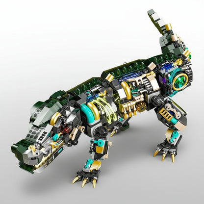 Bewegende Krokodil | Bouwsteentjes