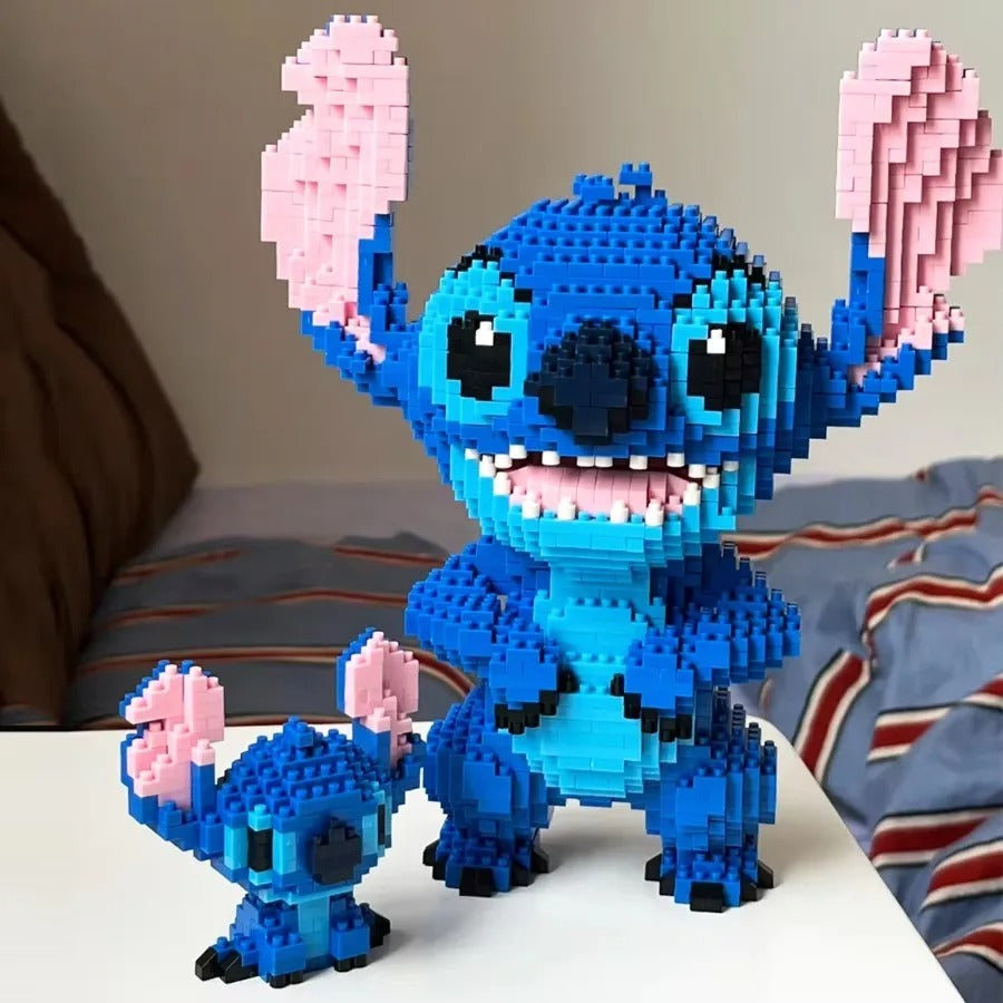 Schattig Blauw Wezen | Bouwsteentjes
