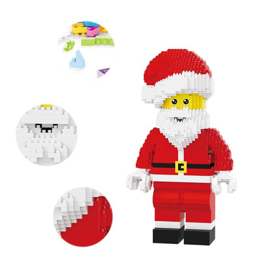 Mega Kerstman Bouwblokjes