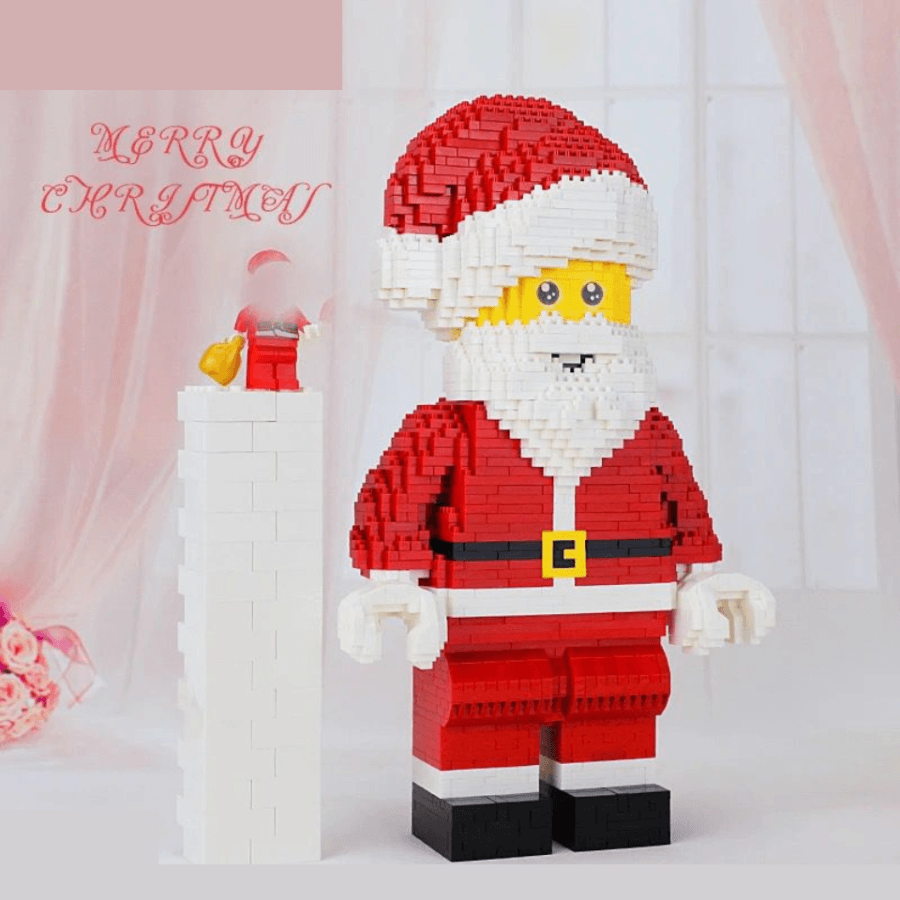 Mega Kerstman Bouwblokjes