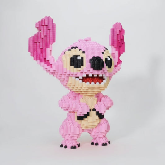 Mega Roze Wezen Bouwblokjes